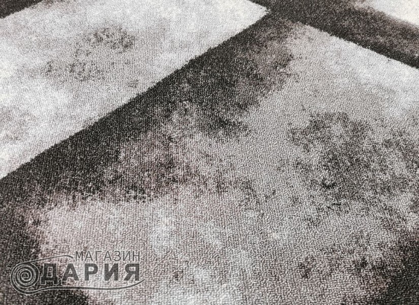 Мокетен килим 113 сив/тюркоаз